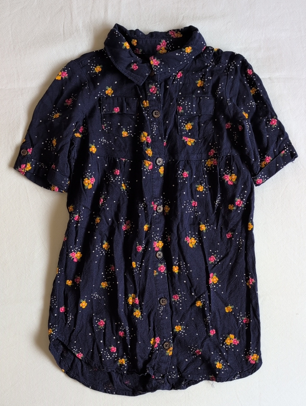Lot of 4 Old Navy & Joe Fresh Girls Autumn Outfits Shirt Dress Leggings 4T - Picture 4 of 16